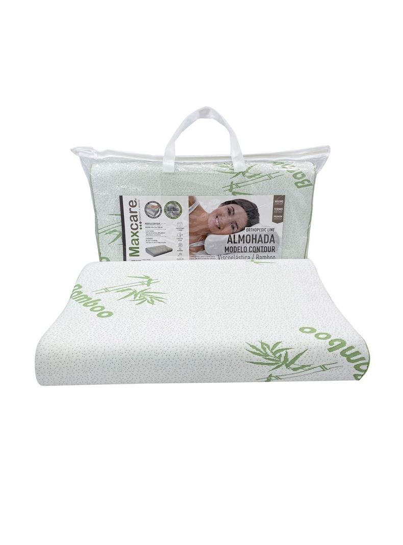 Almohada Viscoelastica Contour Bamboo 60x36x12/8-3