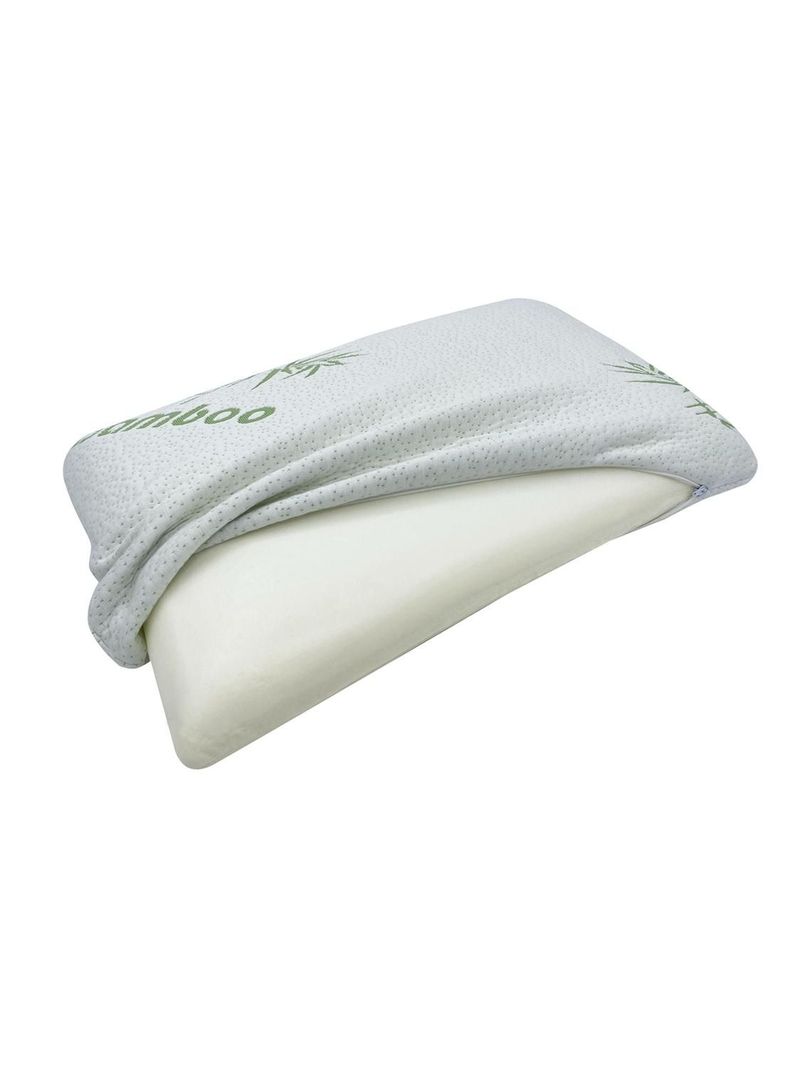 Almohada Viscoelástica Clásica Bamboo 55x35x8cm-2