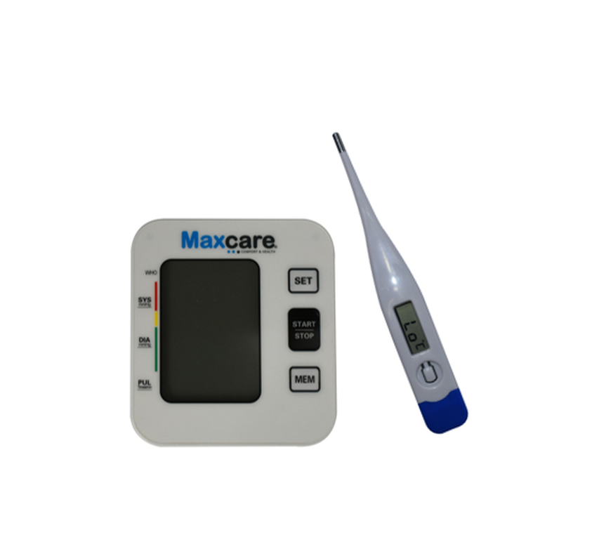 Pack medidor de presión para brazo + Termómetro digital rígido-0