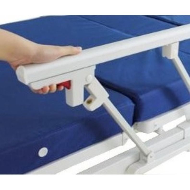 Cama Clínica Manual 3 Pos Plus + Colchón 4 Pliegues 8cm-1