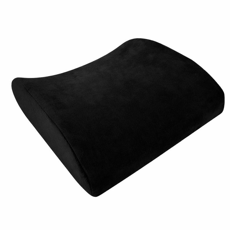 Cojin Espalda Soporte Lumbar Comfort Negro