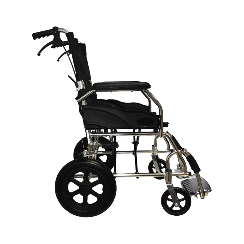 Silla De Ruedas De Traslado Geriátrica Ultra Liviana-4