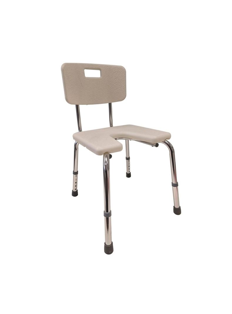 Silla De Ducha Bano Asiento En U Comfort Blanco