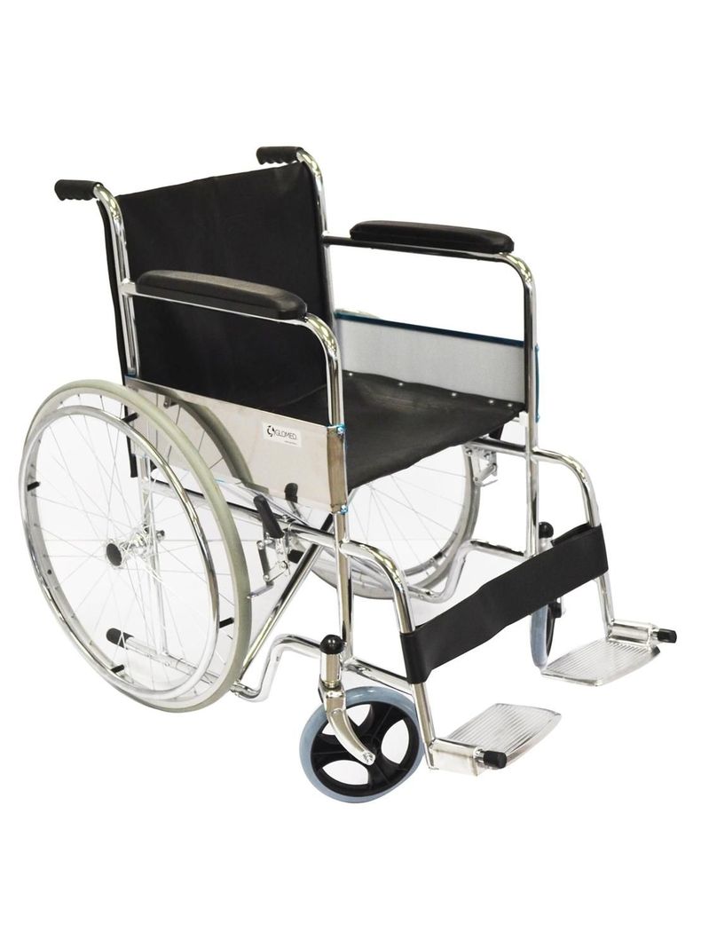 Pack Silla De Rueda Standard Eco + Bastón Ortopédico 3 Patas-1