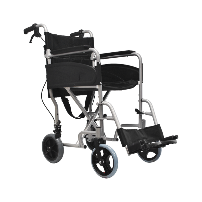 Silla De Ruedas De Traslado Estándar Liviana-0