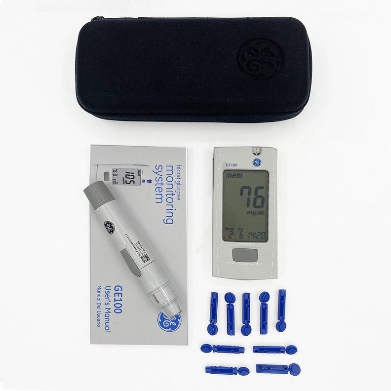 Glucómetro Ge100 + Lancetero + 10 Lancetas-0