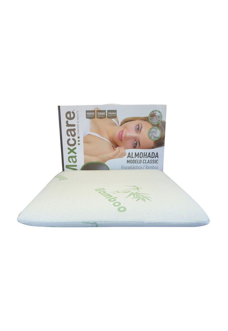 Almohada Viscoelastica Clásica Bamboo 70x50x12-2