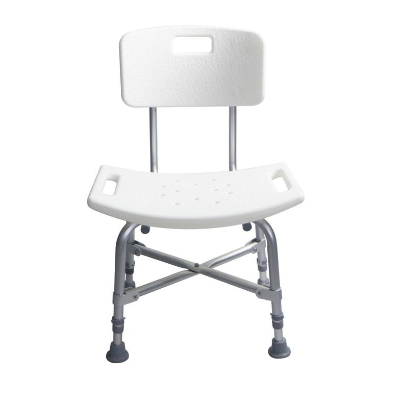 Silla De Ducha Bano Sobrepeso Bariatrica Strong Blanco
