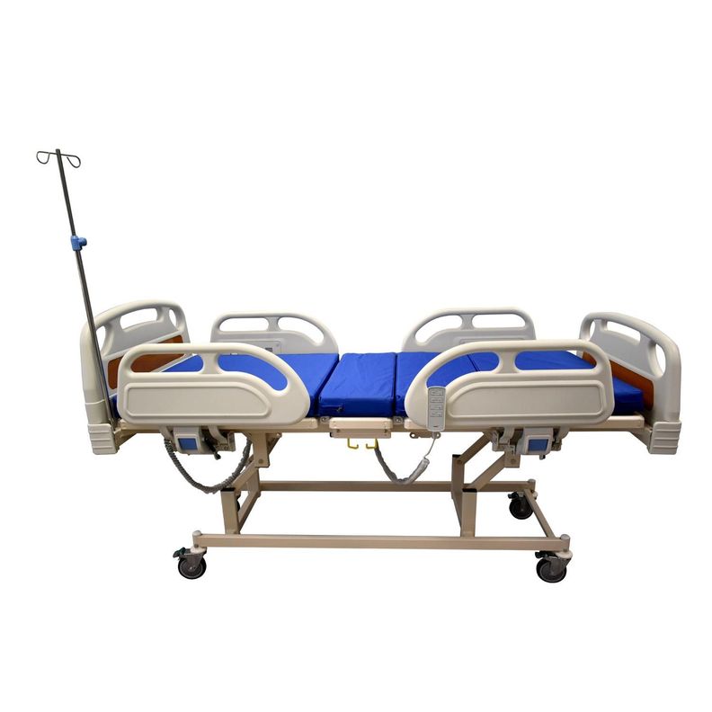 Cama Clinica Electrica 4 Pos Deluxe + Colchon 8cm + Antiescaras