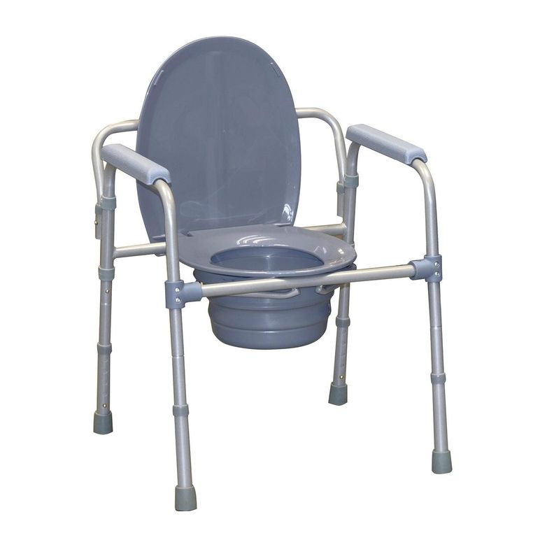 Baño Portátil WC Plegable Esmaltado 51cm-0