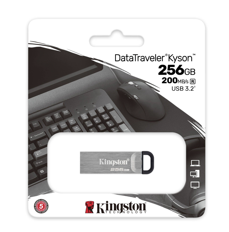 Pendrive Kingston Usb-A Dtkyson 256 Gb 3.2 Gen1 200mb/s-0