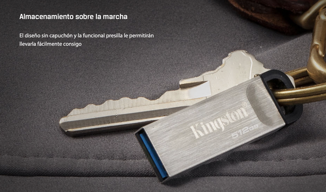 Pendrive Kingston Usb-A Dtkyson 256 Gb 3.2 Gen1 200mb/s-5
