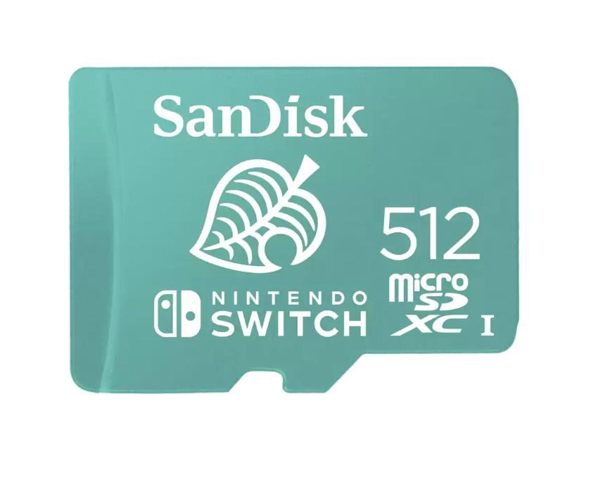 Tarjeta memoria SDmicro SanDisk Nintendo Switch 512GB Animal Crossing-0