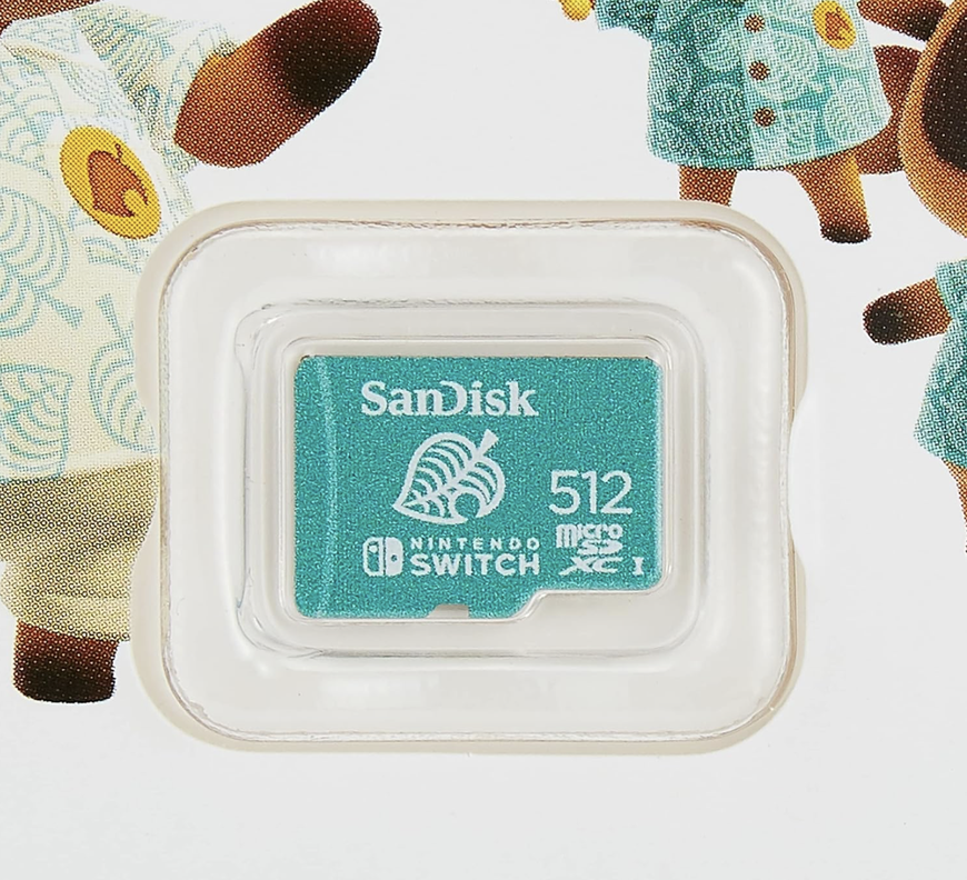 Tarjeta memoria SDmicro SanDisk Nintendo Switch 512GB Animal Crossing-1
