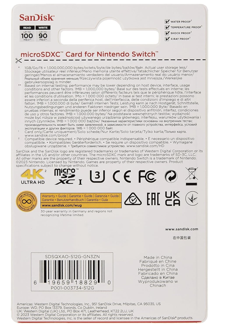 Tarjeta memoria SDmicro SanDisk Nintendo Switch 512GB Animal Crossing-4