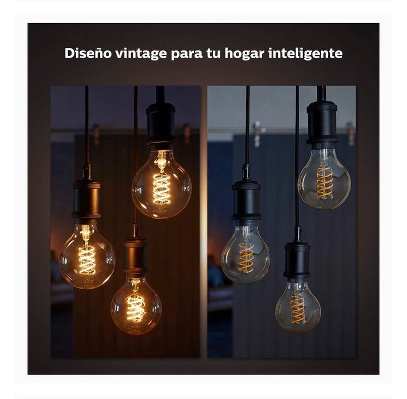Philips Hue White Vintage Filamento E27 A60 Ambar -2