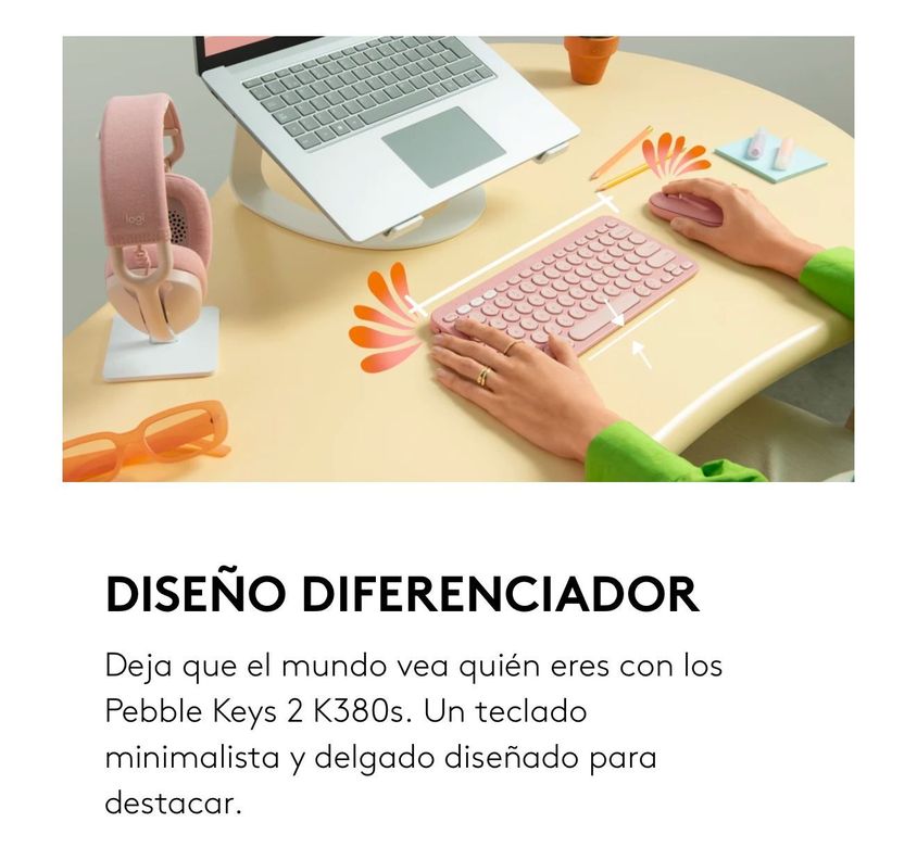 Teclado Inalámbrico Logitech Teclado K380S Negro Español CL Bluetooth-3