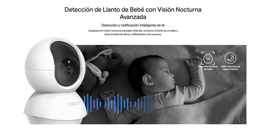 Cámara Giratoria Indoor Tp-link Tapo C210 Visión Nocturna 2k-3