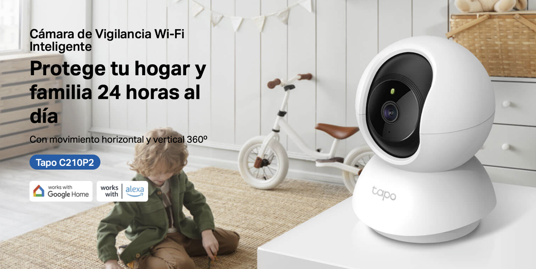 Cámara Giratoria Indoor Tp-link Tapo C210 Visión Nocturna 2k-4