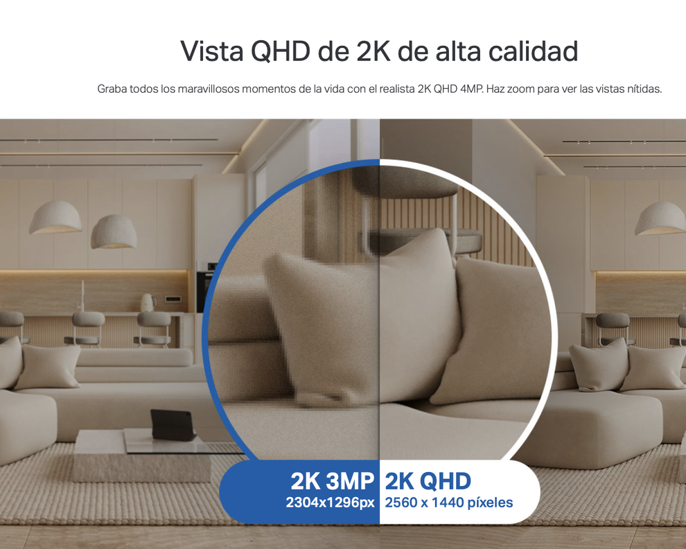 Cámara Giratoria Indoor Tp-link Tapo C210 Visión Nocturna 2k-5