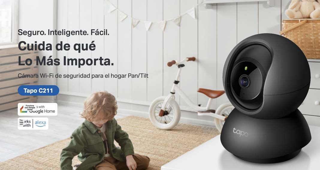 Cámara Giratoria Indoor Tp-link Tapo C211 Visión Nocturna 2k-1