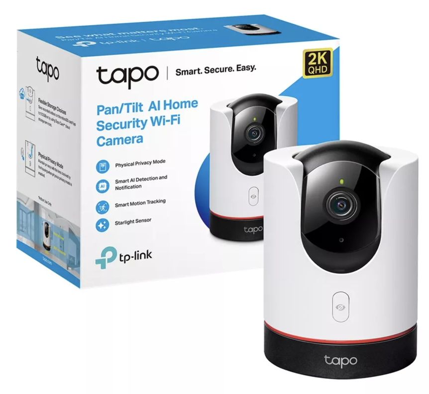 Cámara De Seguridad Tapo C225 gira 360° 2k 3mp Wi-fi Tp-link-0