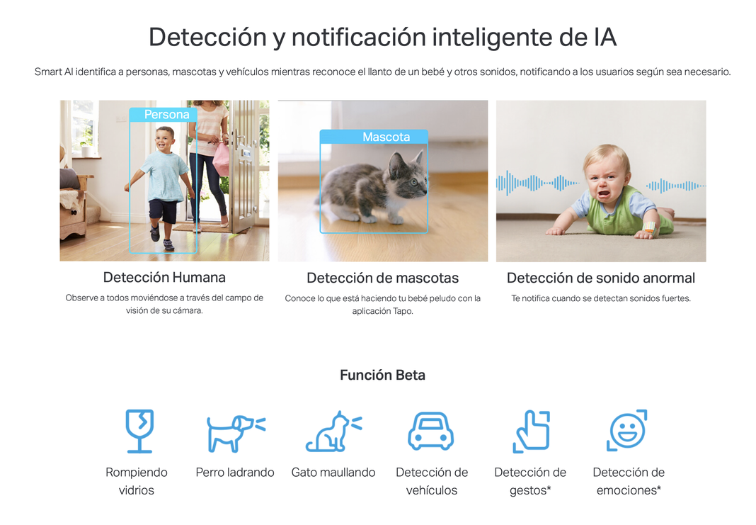 Cámara De Seguridad Tapo C225 gira 360° 2k 3mp Wi-fi Tp-link-2