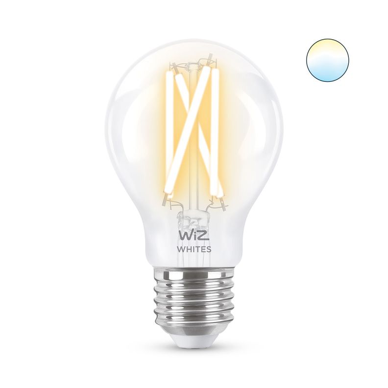 Pack 2 Ampolleta WiZ A60 Wi-Fi Calida/Fria 806 Lm bt Matter E27-3