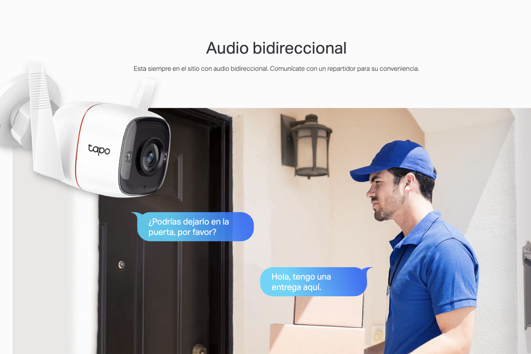 Set 2 Cámaras Outdoor Tapo C310 Wi-Fi 2k Visión Nocturna + 128 GB-5