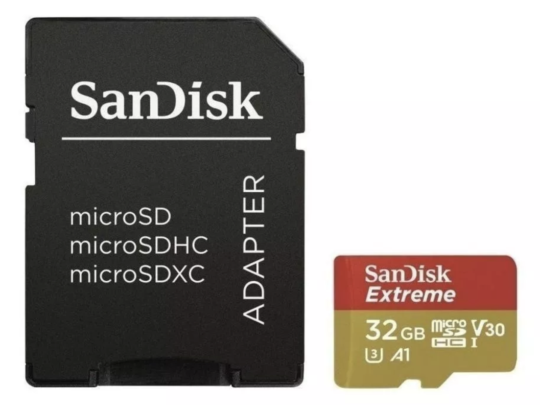 Tarjeta De Memoria Sandisk Extreme 32gb 4k U3 V30 C10  100MB/S-3
