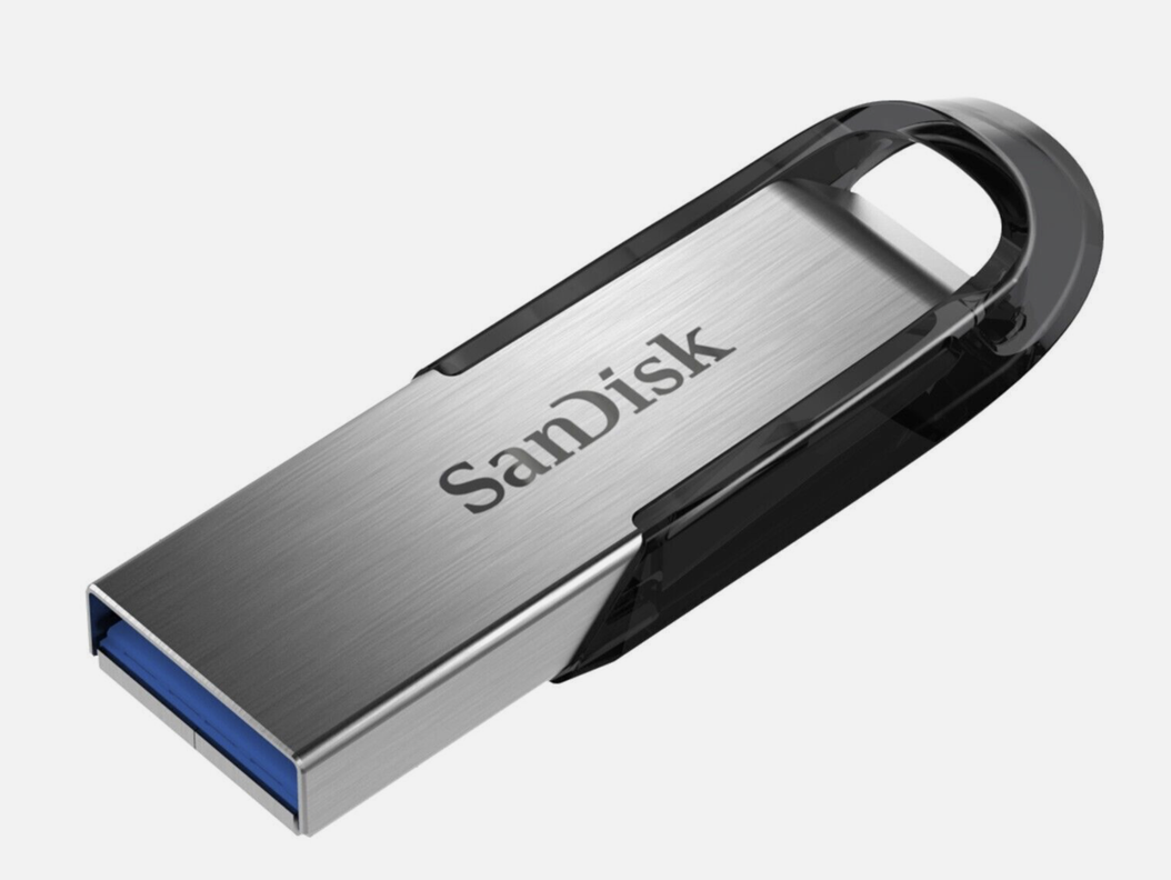 Pendrive Sandisk Ultra Flair 64gb 3.0 Plateado Con Negro 150 Mb/s-0