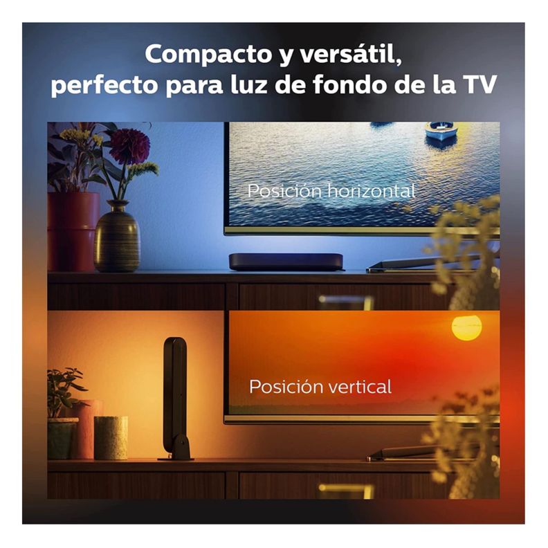 Philips Hue Play Barra V4 Single Adicional/ Extension Zigbee Bluetooth - Sin fuente-4