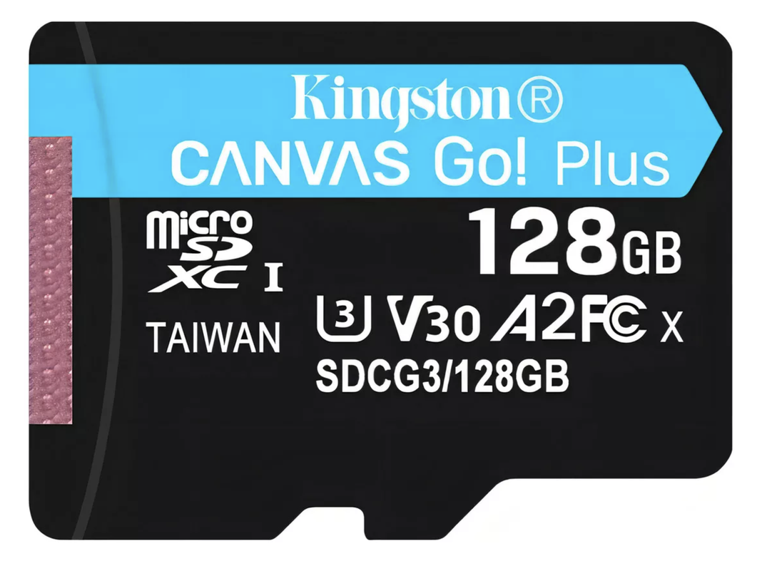 Memoria Micro SD Kingston 128gb Canvas Go! Plus Uhs-i A2 V30 U3 C10 170MB/S-1
