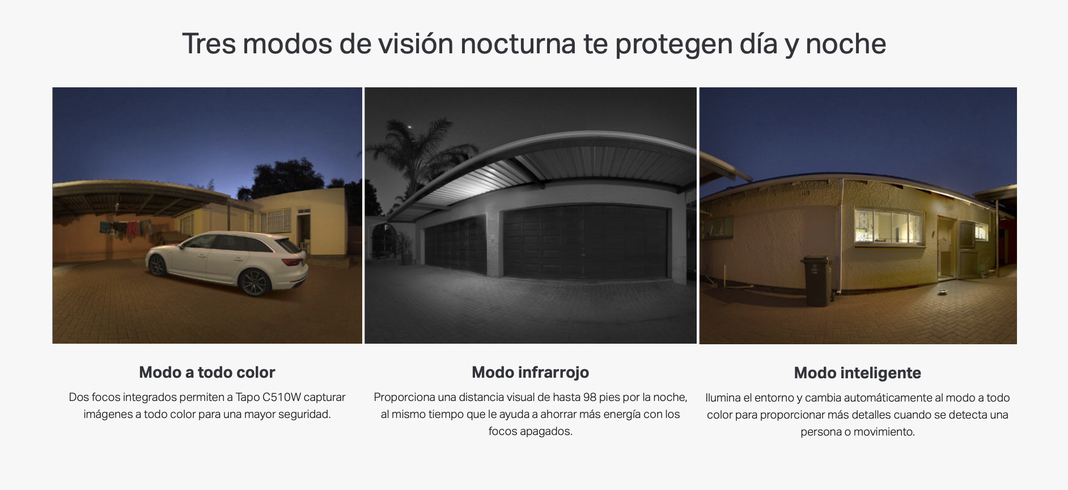 Cámara Giratoria Outdoor Tp-link Tapo C510W Visión Nocturna 2K-2