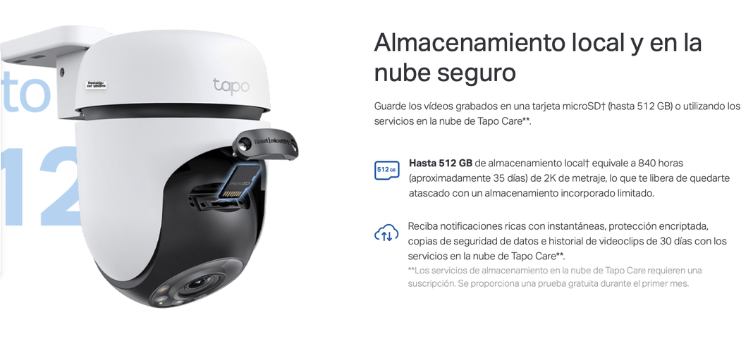 Cámara Giratoria Outdoor Tp-link Tapo C510W Visión Nocturna 2K-3
