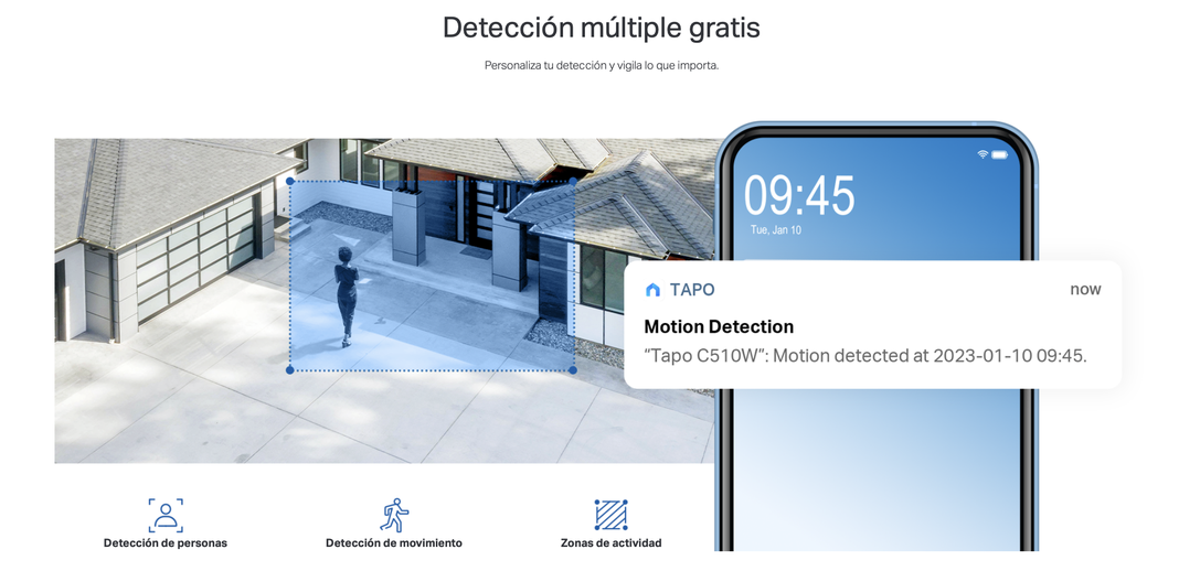 Cámara Giratoria Outdoor Tp-link Tapo C510W Visión Nocturna 2K-4