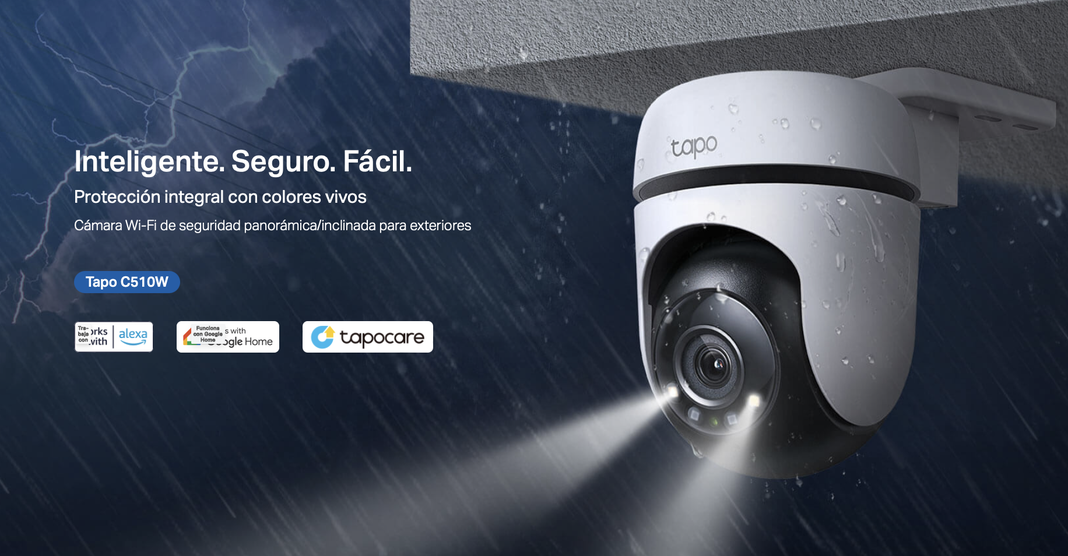 Cámara Giratoria Outdoor Tp-link Tapo C510W Visión Nocturna 2K-6