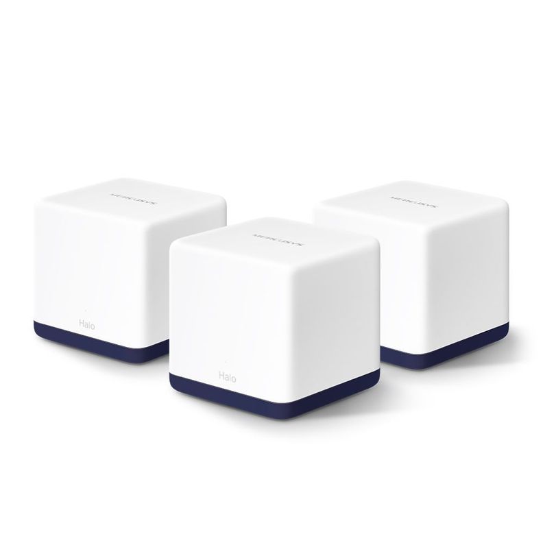 Set 3 Sistema Wi-fi Mesh Gigabit Halo H50g Ac1900 Mercusys-0