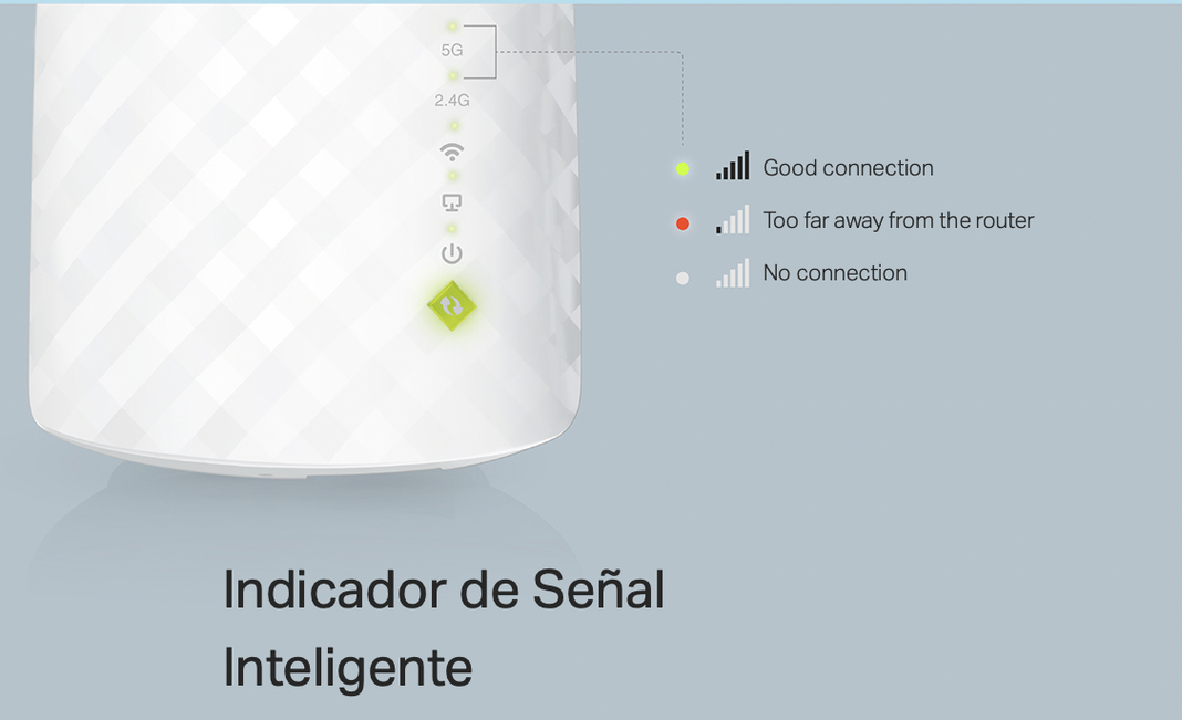 Tp-link Extensor Rango Re200 Ac750 Wi-fi Mesh 5ghz & 24ghz-5