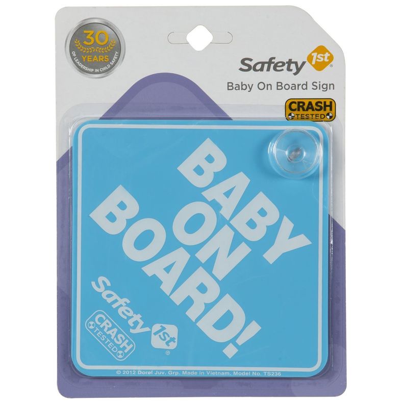 Letrero Baby On Board Azul-1