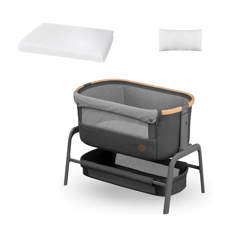 Cuna Colecho Lora Essential Grey - Protector-Cojin Cervical-0
