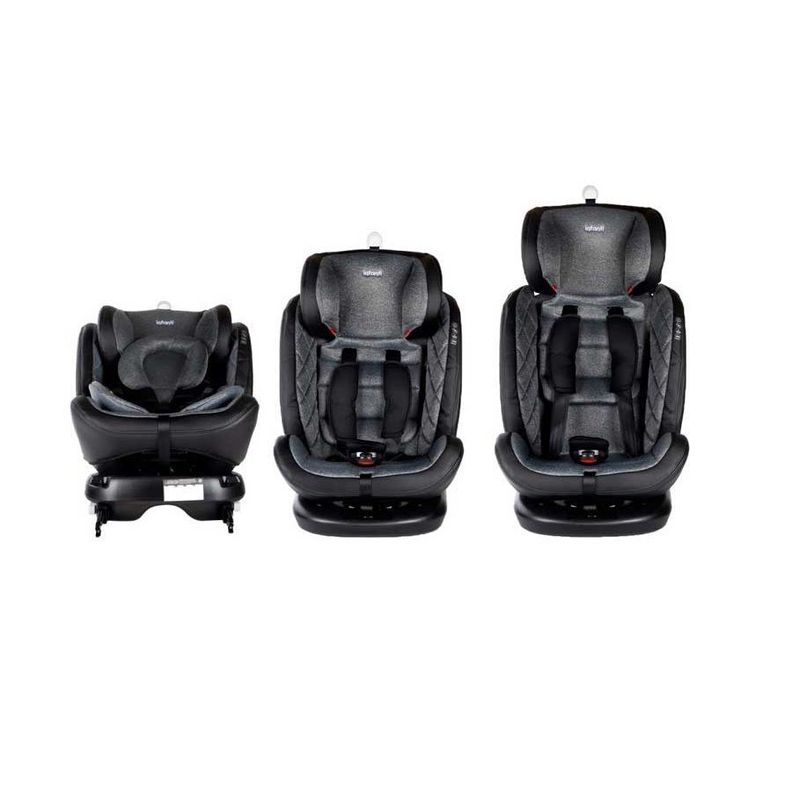 Silla auto convertible I-Giro 360 y Baby on board Amarillo-0