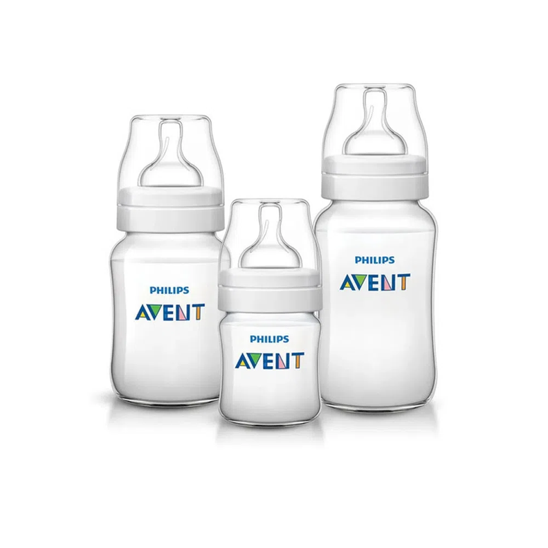 Set Avent 3 mamaderas más 2 chupetes 6-18m -1