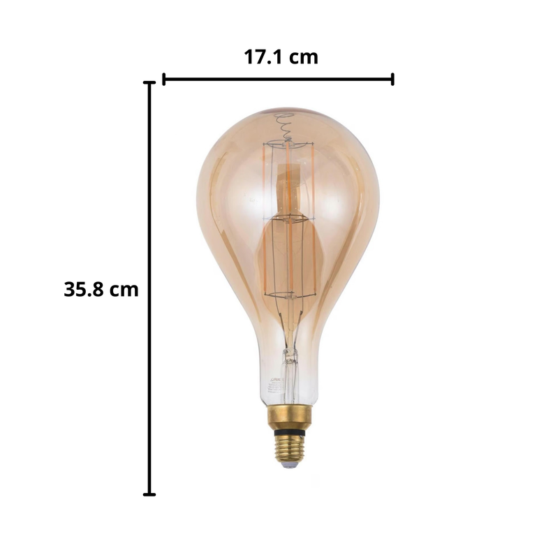 Ampolleta Gota LED filamentos E27 8W luz cálida -1