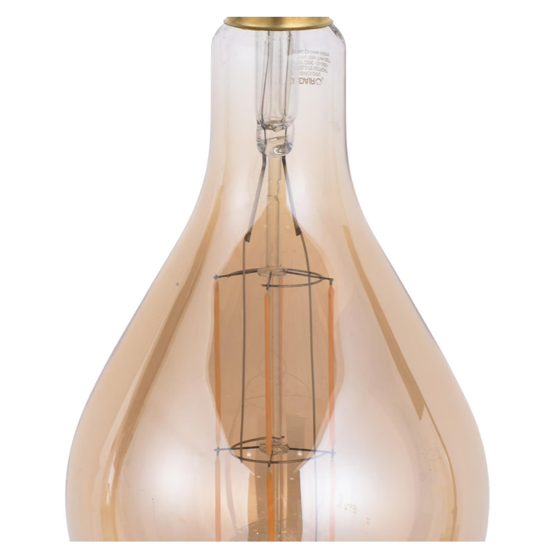 Ampolleta Gota LED filamentos E27 8W luz cálida -4