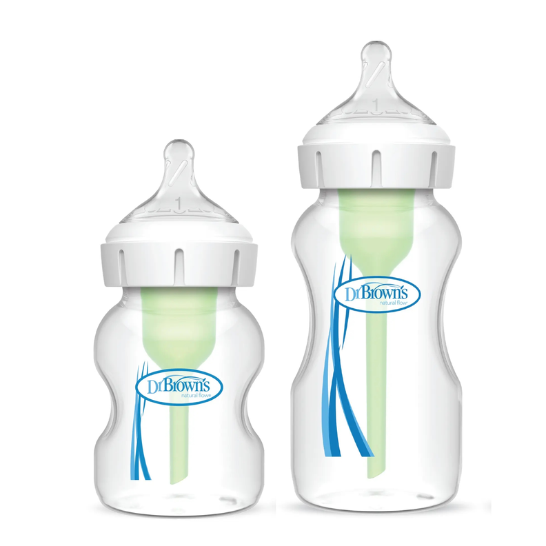Pack Mamadera Anticólico Boca Ancha 150ml - 270ml-0