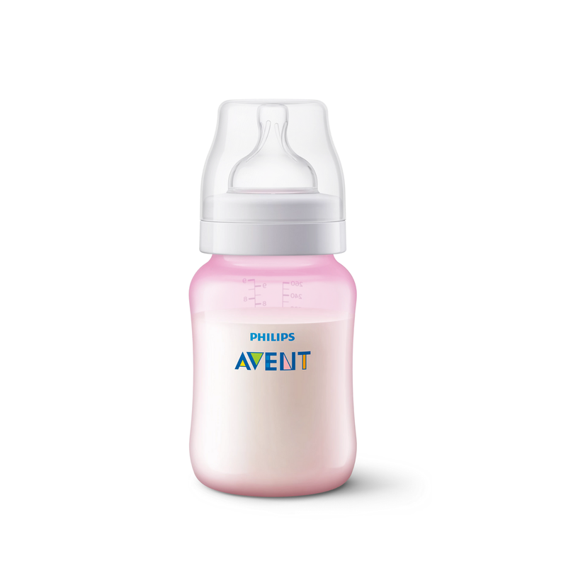 Set de 3 mamaderas Pink-Blue + 10 Vasos de almacenamiento 0m+ 180ml-1