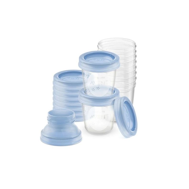 Set de 3 mamaderas Pink-Blue + 10 Vasos de almacenamiento 0m+ 180ml-7
