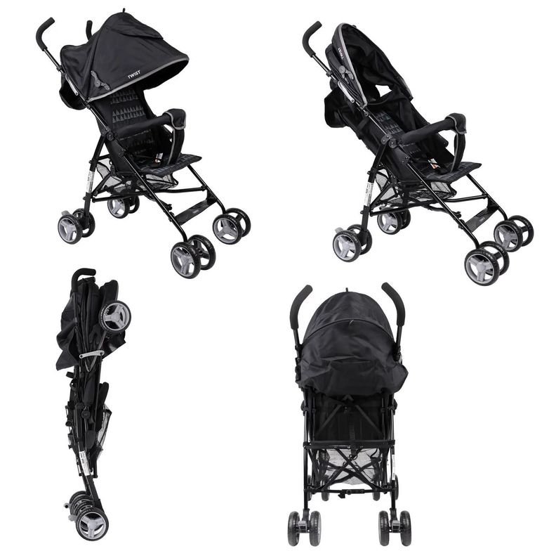COCHE PASEO NEW TWIST BLACK  Cosco-1