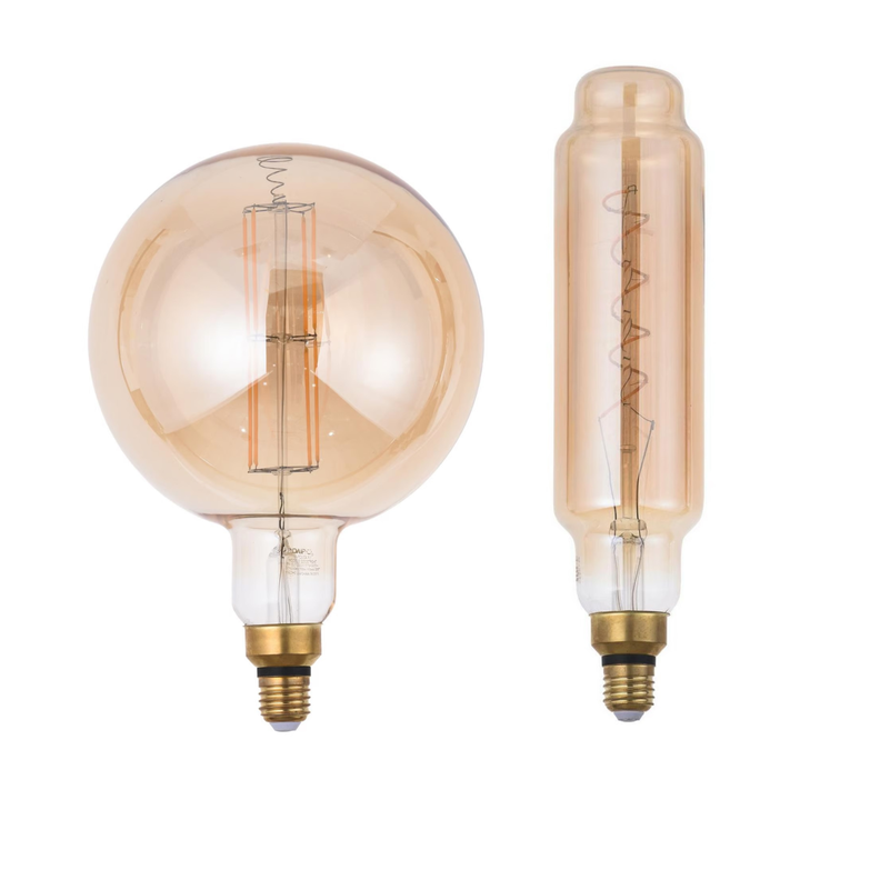 Set De 2 Ampolleta Led Filamentos E27 8w Luz Cálida-0